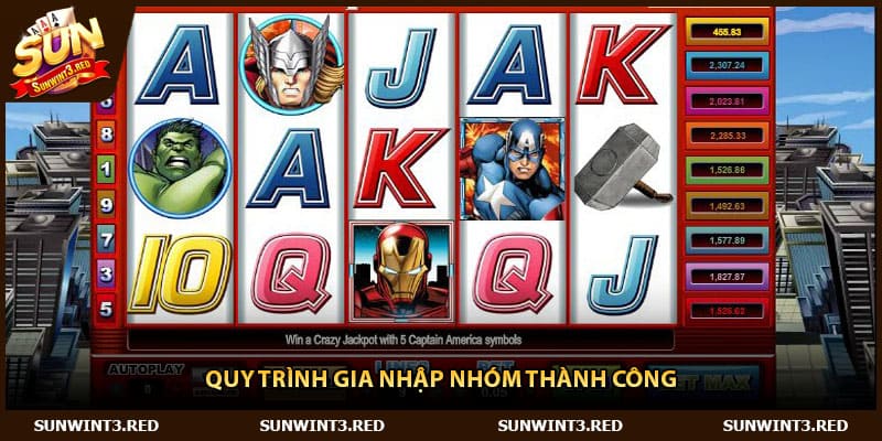 Quy trình gia nhập nhóm thành công